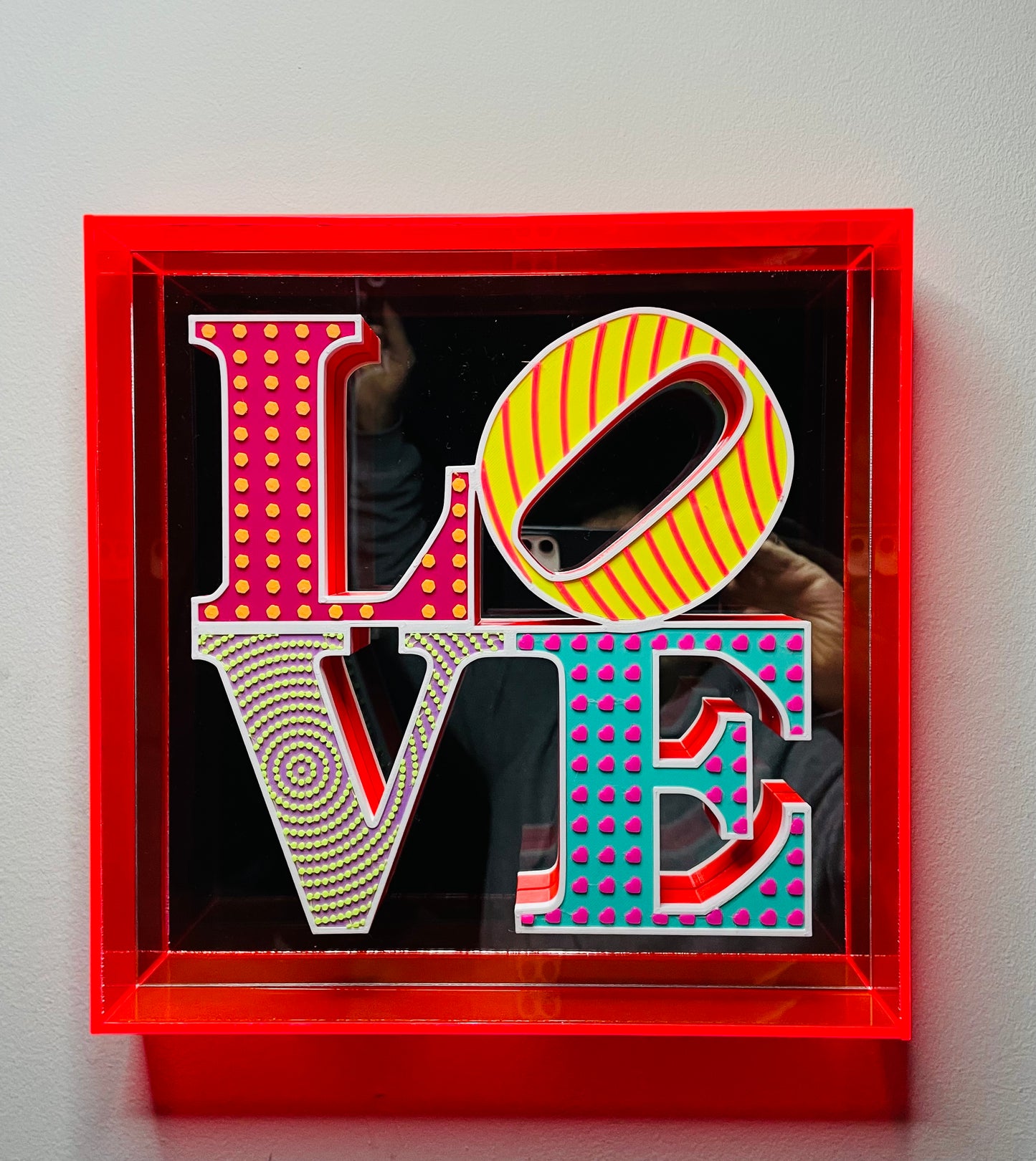 Quadro Pop Art 3D "MIRROR LOVE!" a Mosaico