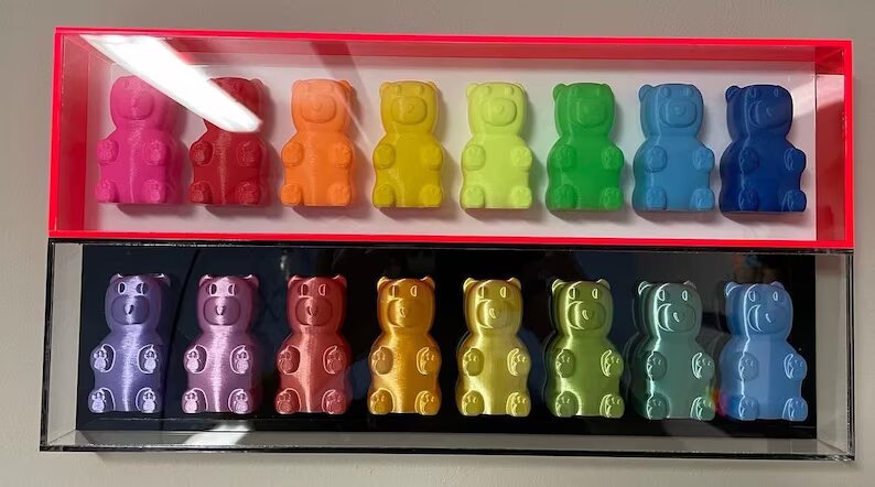 Quadro Pop Art "Giant Gummy Bear" 3D